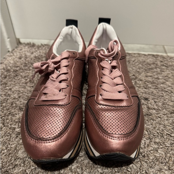 Metallic Pink Women's Sneakers - Picture 1 of 3